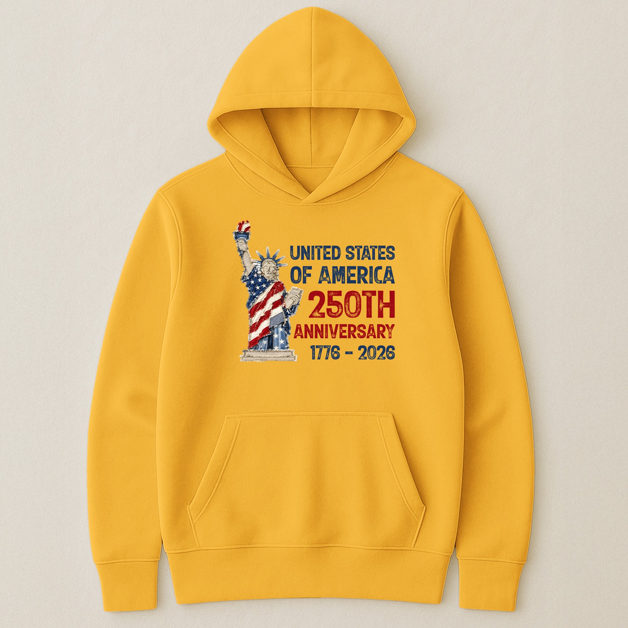 Patchwork Style USA Statue Of Liberty Print - Shirt