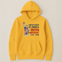 Patchwork Style USA Statue Of Liberty Print - Shirt