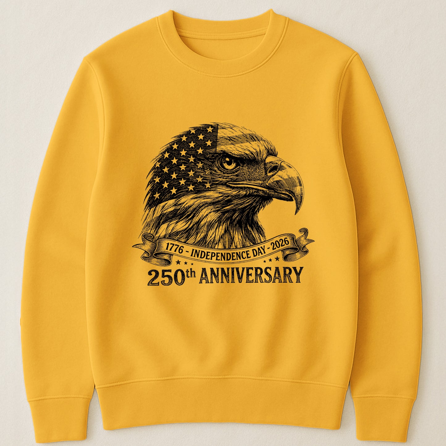 Bald Eagle Usa 250Th Anniversary Monochrome - Shirt