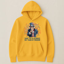Patchwork Style Usa Uncle Sam Print - Shirt