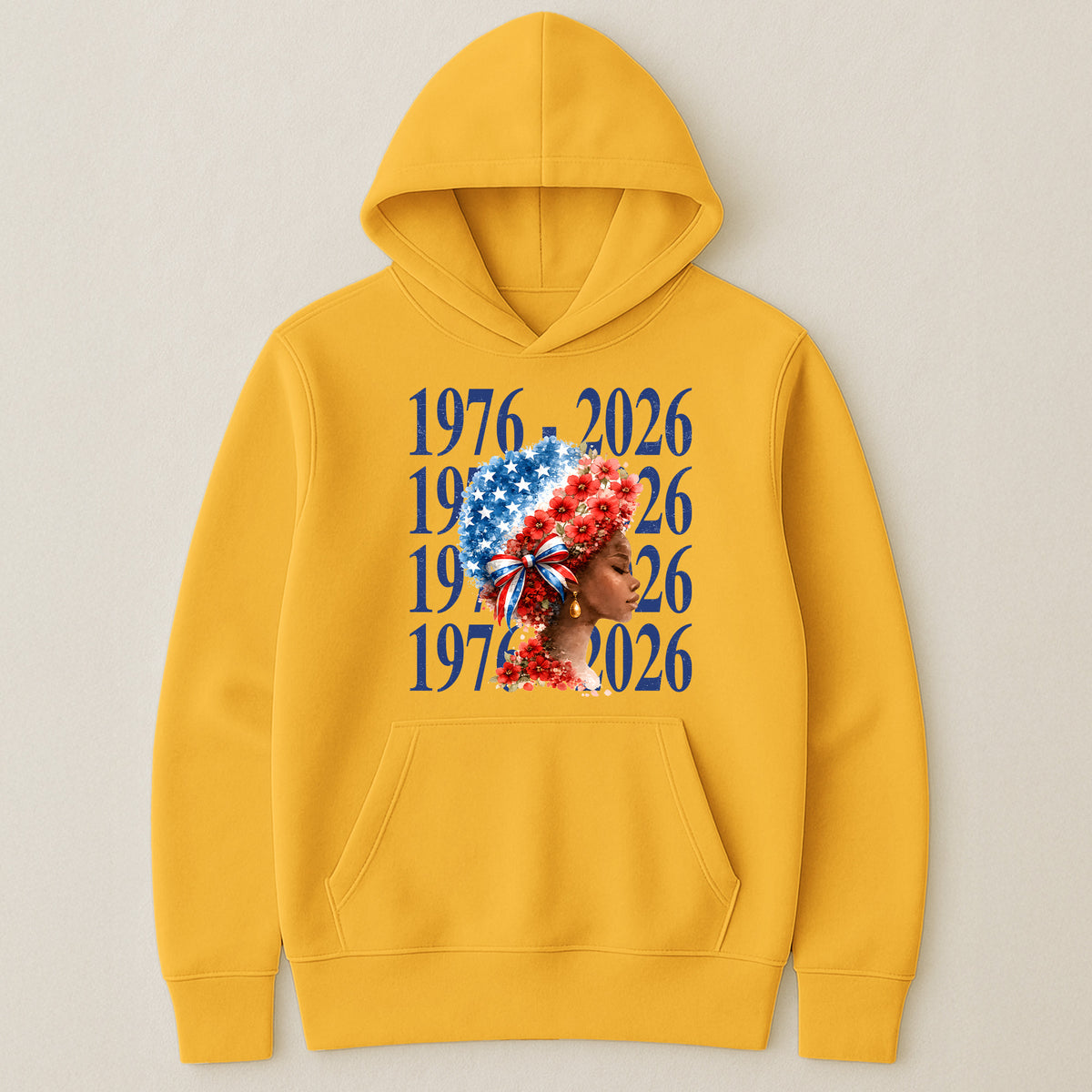 Black Woman Patriotic Afro - Shirt