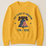 Patchwork Style USA Liberty Bell Print - Shirt