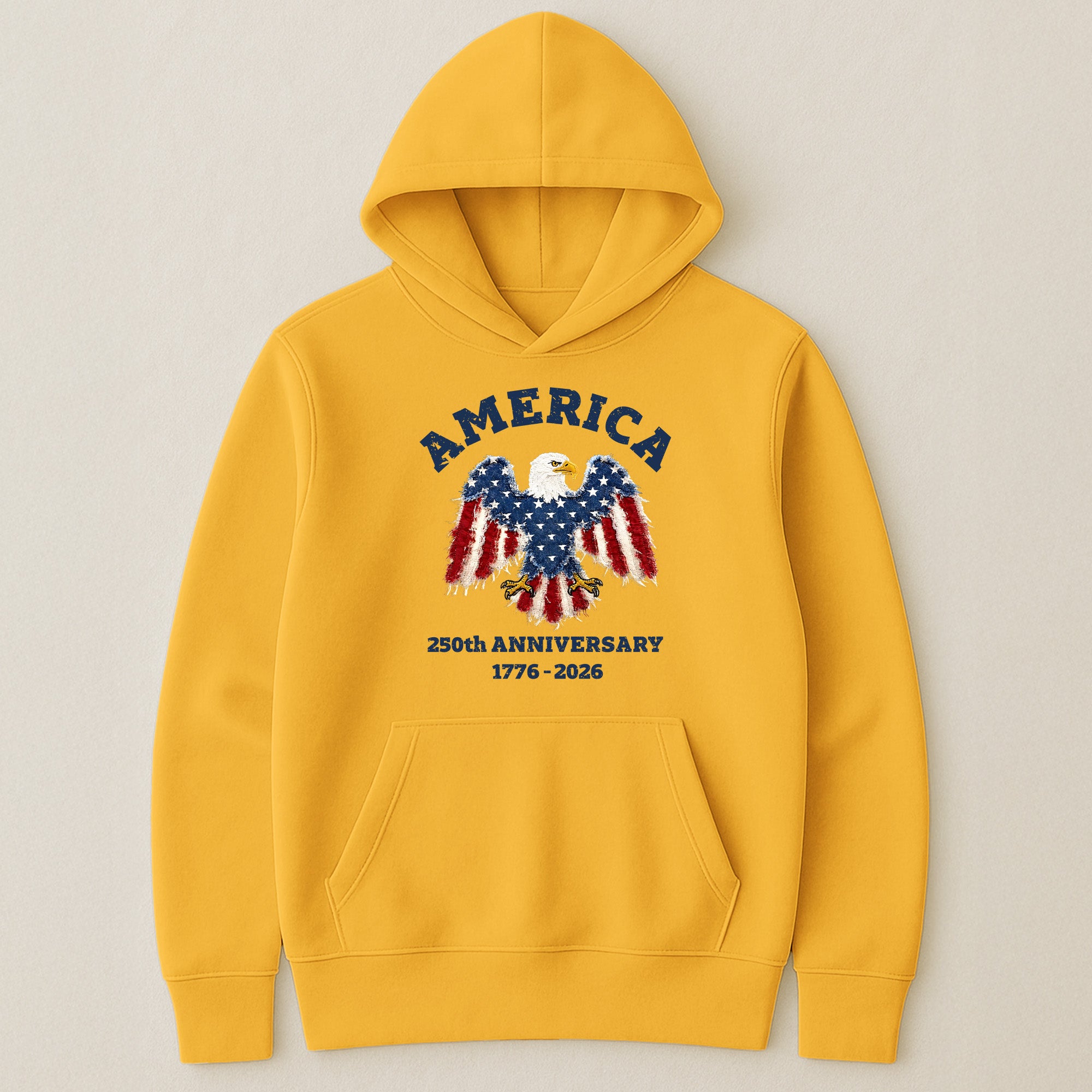 Patchwork Style USA Bald Eagles Print - Shirt