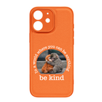 Baby Punch Monkey - Be Kind, Punch The Abandoned Baby Monkey Gift For Animal Lover - Leather Phone Case