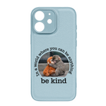 Baby Punch Monkey - Be Kind, Punch The Abandoned Baby Monkey Gift For Animal Lover - Leather Phone Case