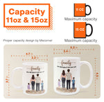 Family, Where Life Begins & Love Never Ends - Personalized Mug