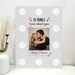 14 Things I Love About You - Personalized Photo Scratch-Off Poster