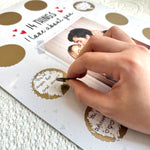 14 Things I Love About You - Personalized Photo Scratch-Off Poster