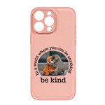 Baby Punch Monkey - Be Kind, Punch The Abandoned Baby Monkey Gift For Animal Lover - Leather Phone Case