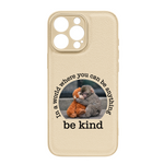 Baby Punch Monkey - Be Kind, Punch The Abandoned Baby Monkey Gift For Animal Lover - Leather Phone Case