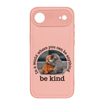 Baby Punch Monkey - Be Kind, Punch The Abandoned Baby Monkey Gift For Animal Lover - Leather Phone Case