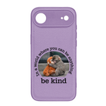 Baby Punch Monkey - Be Kind, Punch The Abandoned Baby Monkey Gift For Animal Lover - Leather Phone Case