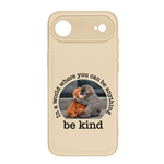 Baby Punch Monkey - Be Kind, Punch The Abandoned Baby Monkey Gift For Animal Lover - Leather Phone Case
