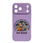 Baby Punch Monkey - Be Kind, Punch The Abandoned Baby Monkey Gift For Animal Lover - Leather Phone Case