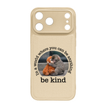 Baby Punch Monkey - Be Kind, Punch The Abandoned Baby Monkey Gift For Animal Lover - Leather Phone Case