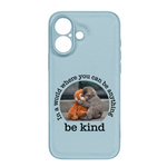 Baby Punch Monkey - Be Kind, Punch The Abandoned Baby Monkey Gift For Animal Lover - Leather Phone Case