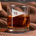 19Th Hole - For Golfers, Golf Lovers, Husband, Dad, Grandpa - Personalized Whiskey Glass