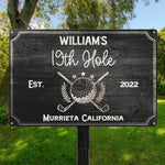 19Th-Hole-Golf-Bar,-Golf-Decor-Gift-Personalized-Metal-Sign3