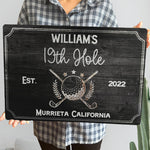 19Th-Hole-Golf-Bar,-Golf-Decor-Gift-Personalized-Metal-Sign5