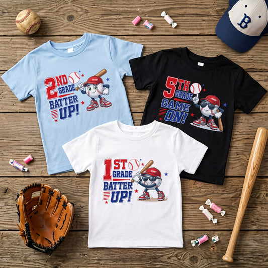1St,-2Nd..-Grade-Batter-Up-Gift-For-Back-To-School-Personalized-Shirt-1