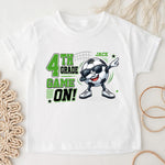 1St,-2Nd..-Grade-Game-On--Gift-For-Back-To-School,-Soccer-Kids-Personalized-Shirt-4