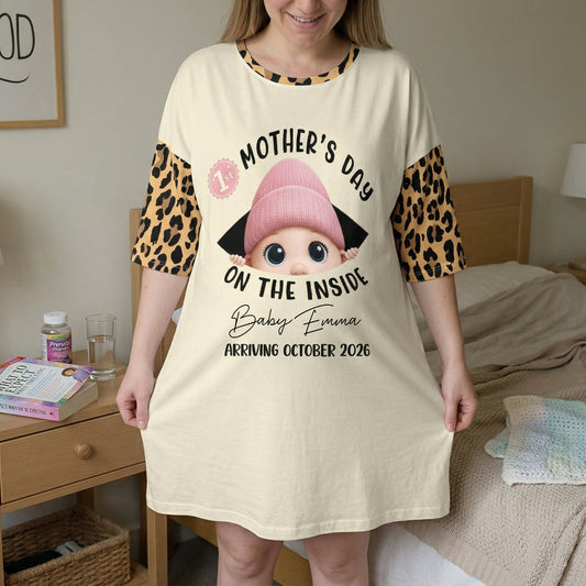 1St-Mother'S-Day-On-The-Inside-Personalized-Pajamas-1