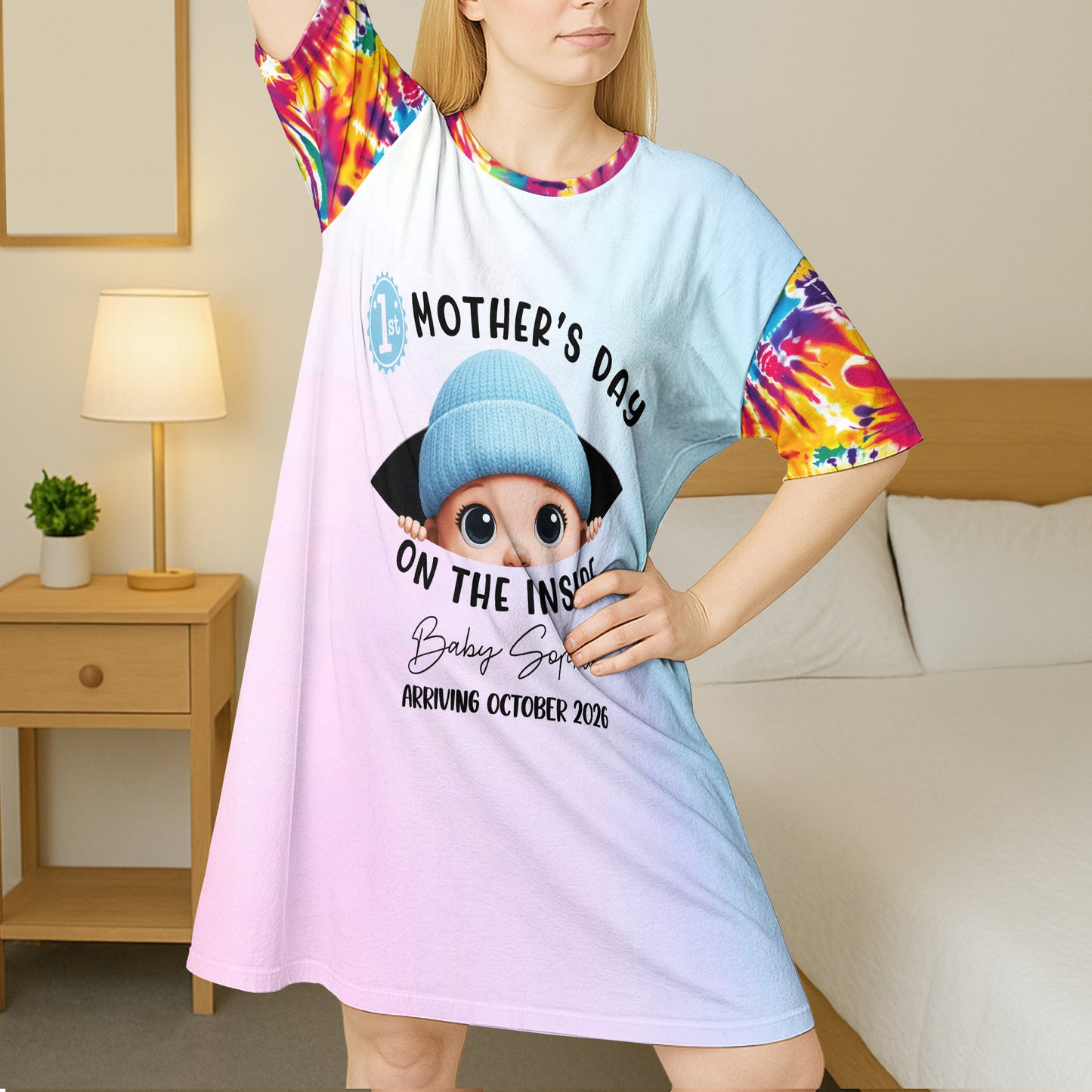 1St-Mother'S-Day-On-The-Inside-Personalized-Pajamas-3