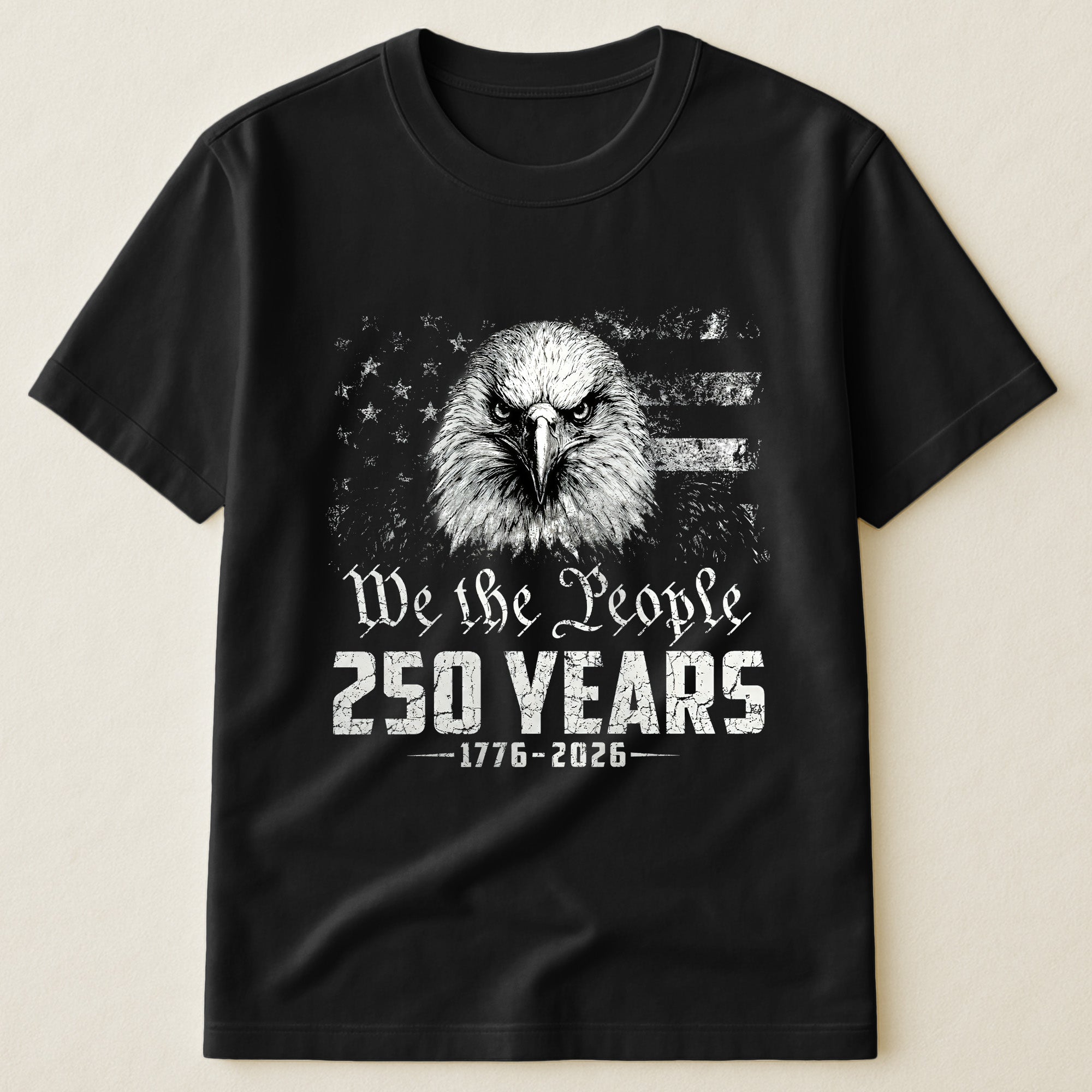 We The People Eagel Monochrome - Shirt
