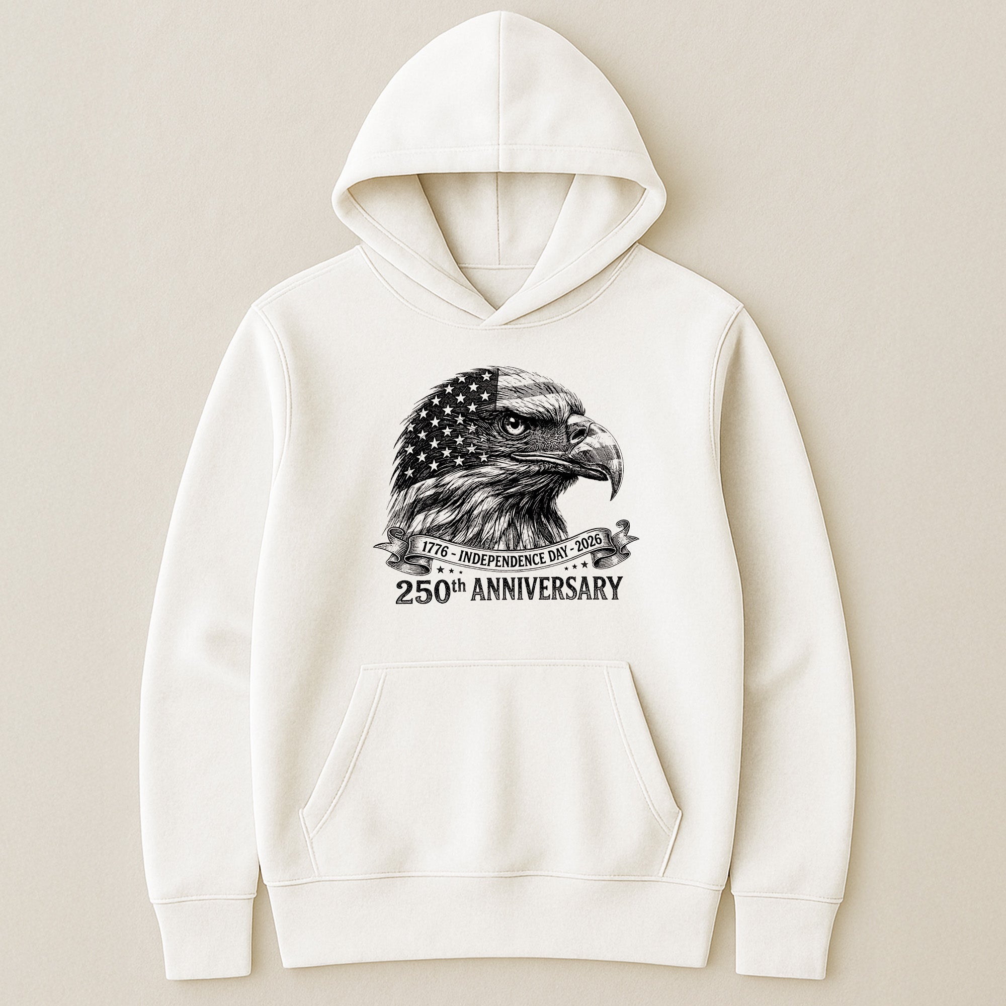 Bald Eagle Usa 250Th Anniversary Monochrome - Shirt