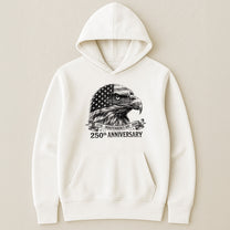 Bald Eagle Usa 250Th Anniversary Monochrome - Shirt