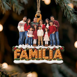 Custom Photo Ornament Gift For Family Parents Grandparents - Personalized Ornament 1