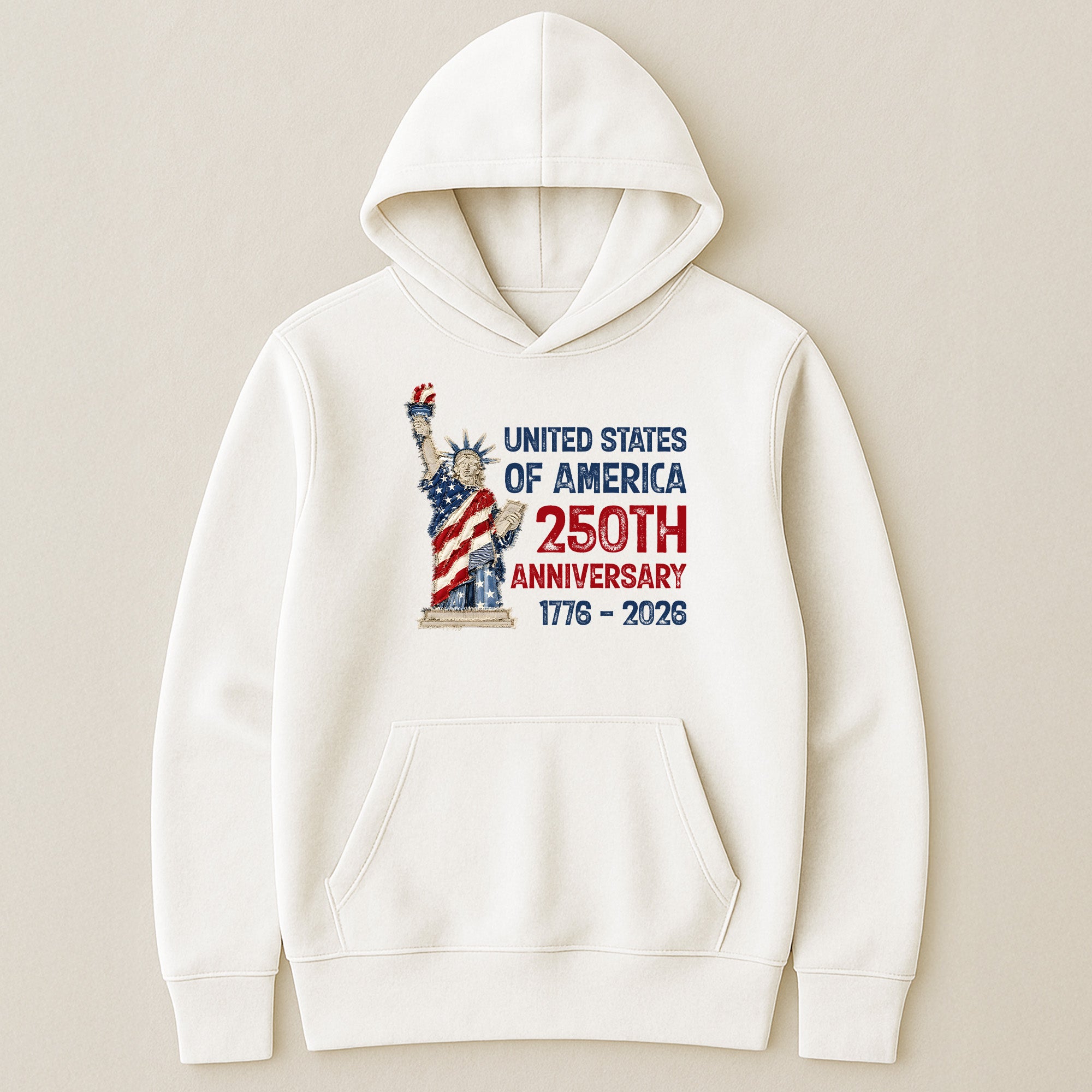 Patchwork Style USA Statue Of Liberty Print - Shirt