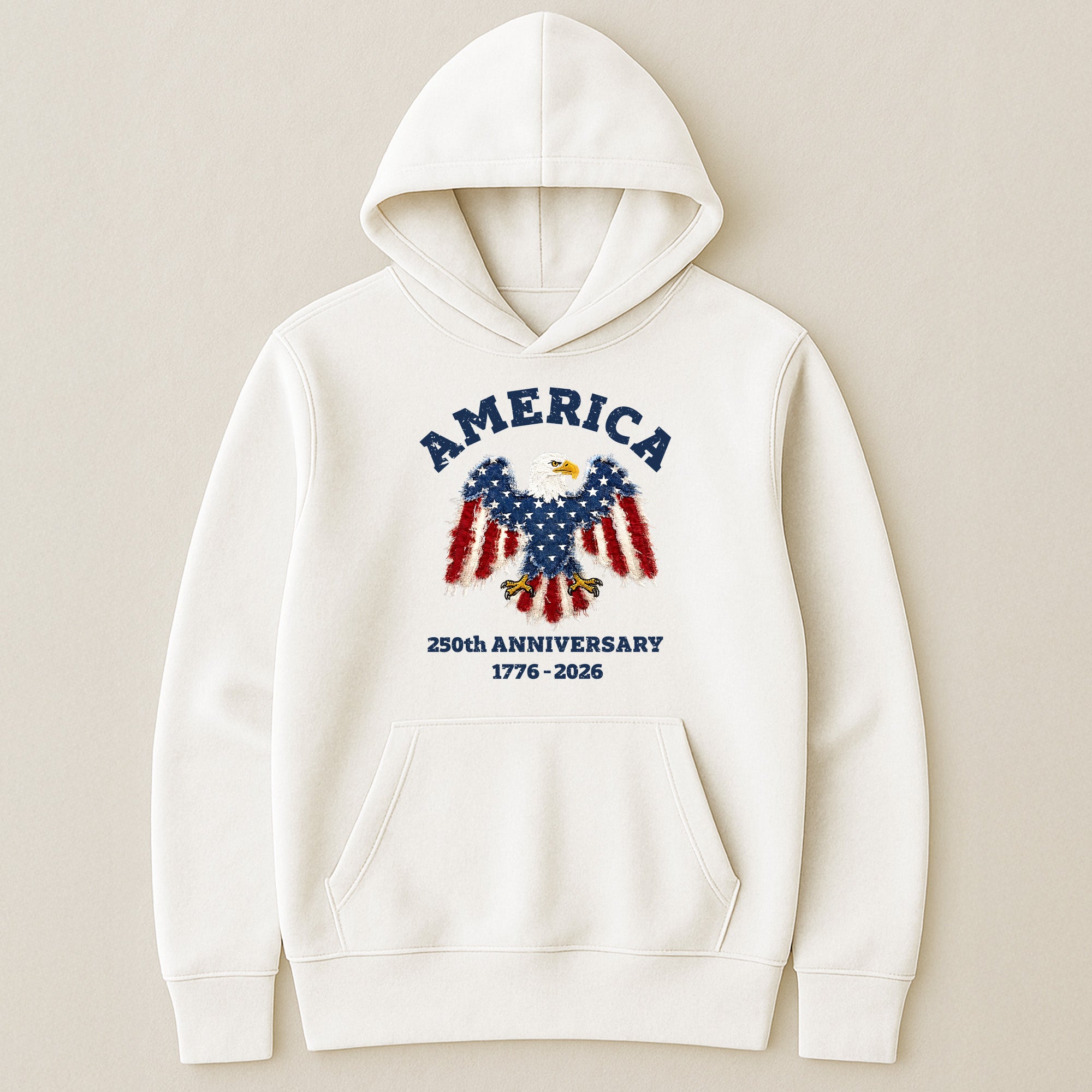 Patchwork Style USA Bald Eagles Print - Shirt