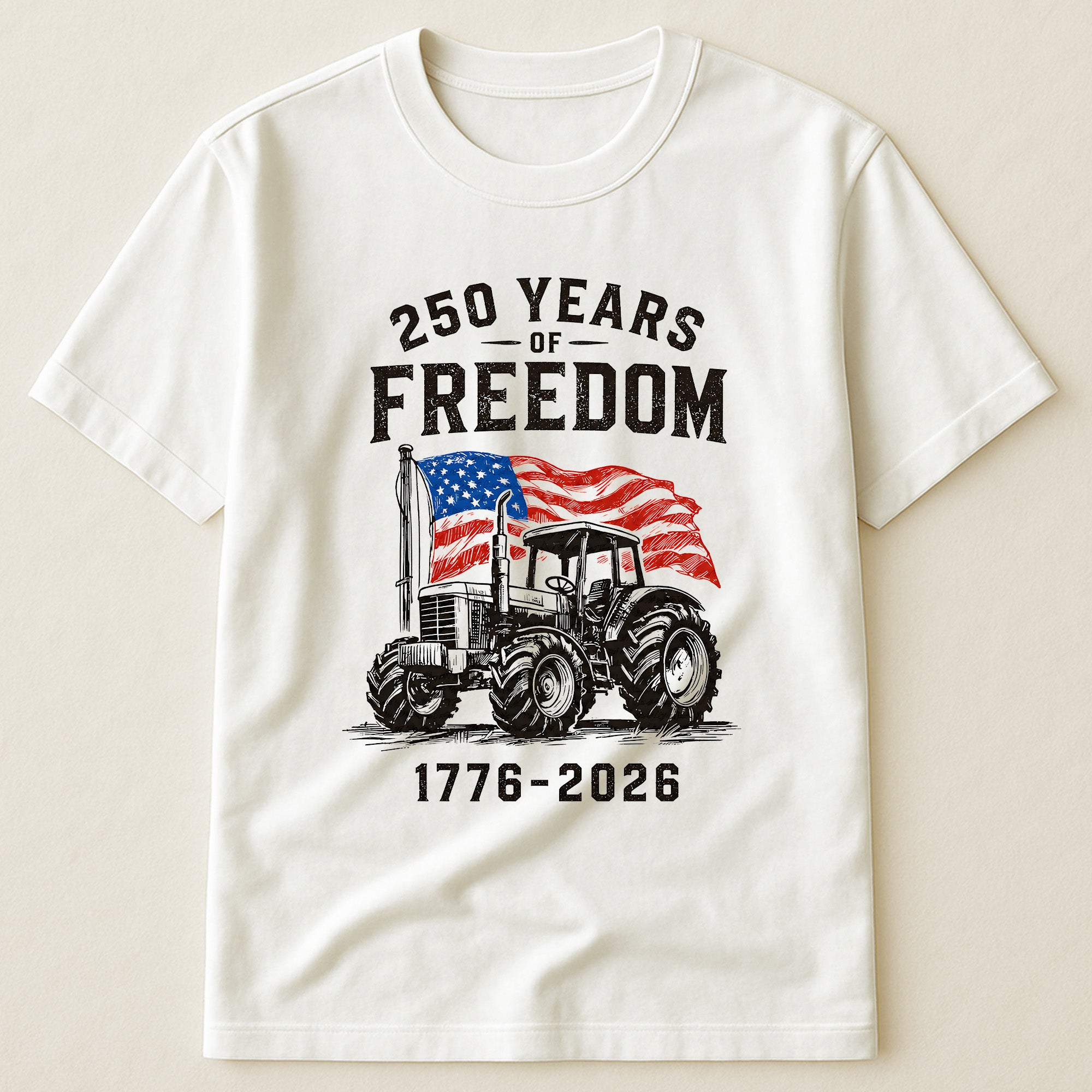 Patriotic Tractor 250 Years - Shirt