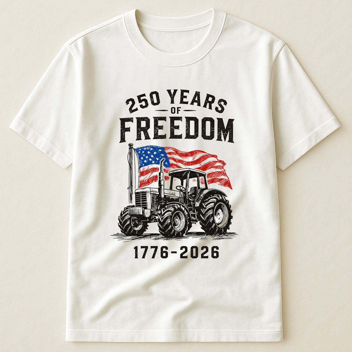 Patriotic Tractor 250 Years - Shirt