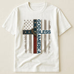 Cross God Bless America - Shirt