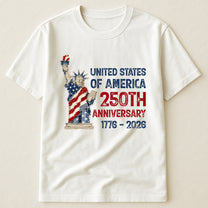 Patchwork Style USA Statue Of Liberty Print - Shirt