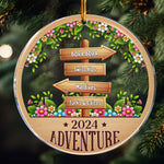 2026 Adventure - Personalized Acrylic Ornament