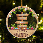 2026 Adventure - Personalized Acrylic Ornament