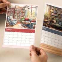 2025 Bookish Calendar - Personalized Easel Calendar