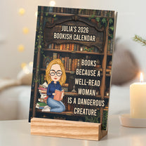 2026 Bookish Calendar - Personalized Easel Calendar