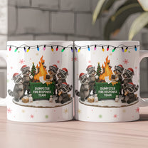 2025 Dumpster On Fire Response Team - Funny Exchange Gift For Coworker Team - Personalized Mug