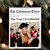 2025 Year In Review - Custom Photo Of Your Events From The Year - Personalized Acrylic Photo Ornament