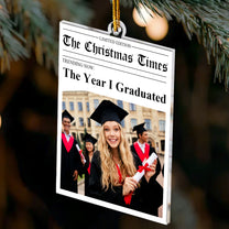 2025 Year In Review - Custom Photo Of Your Events From The Year - Personalized Acrylic Photo Ornament