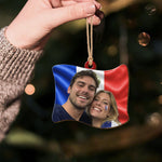 2026 Custom Photo Soccer Match Gift For Soccer Lovers, Fans Team - Flag Shape - Personalized Ornament 7