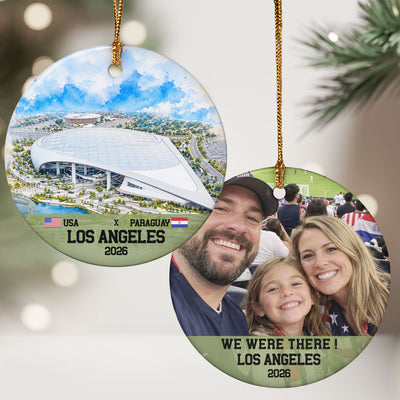 2026 Custom Photo Soccer Match Gift For Soccer Lovers, Fans Team - Personalized Ornament