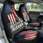 250 Years Of Freedom Sunflower - Personalized Car Seat Cover