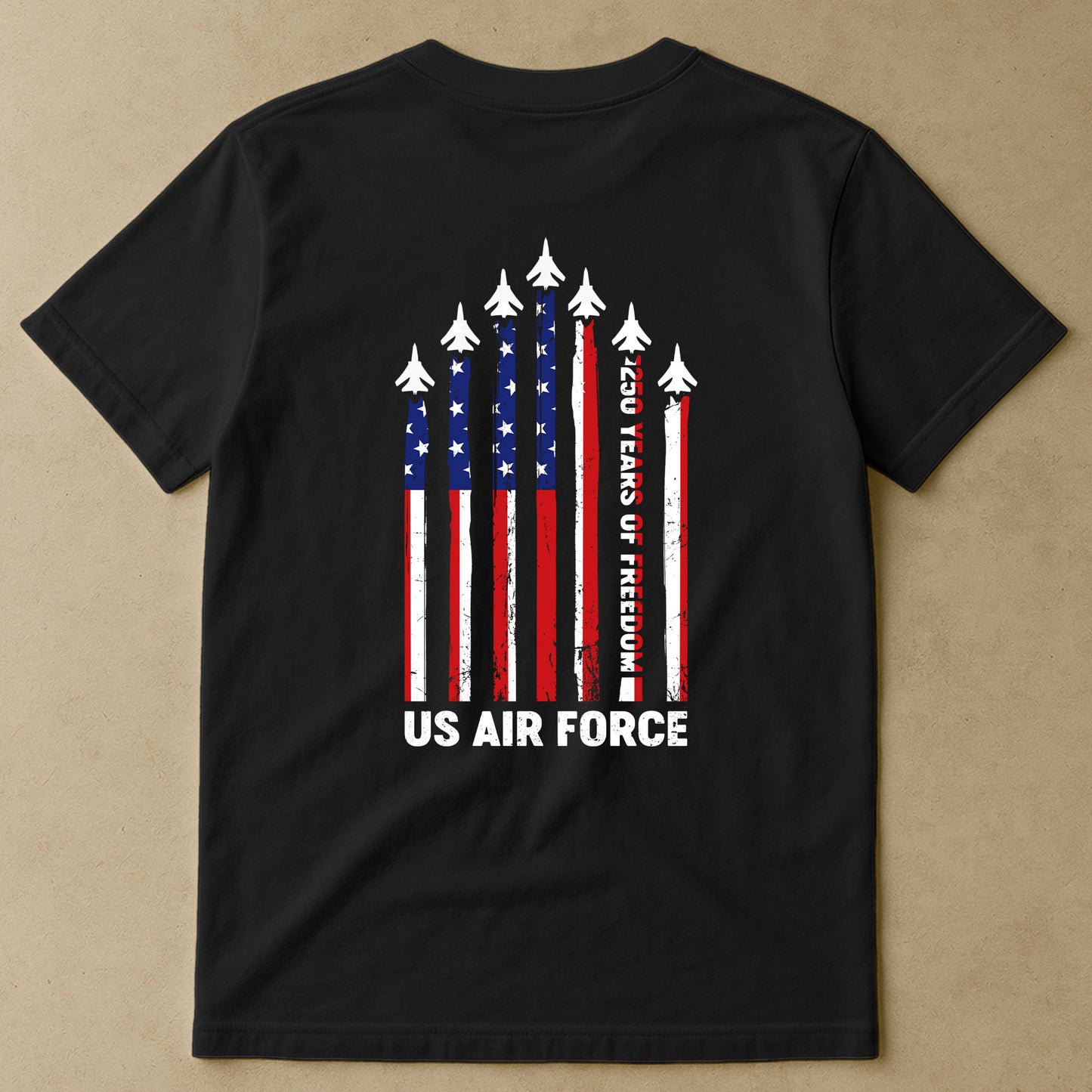 250 Years US Air Force - Back Printed Shirt