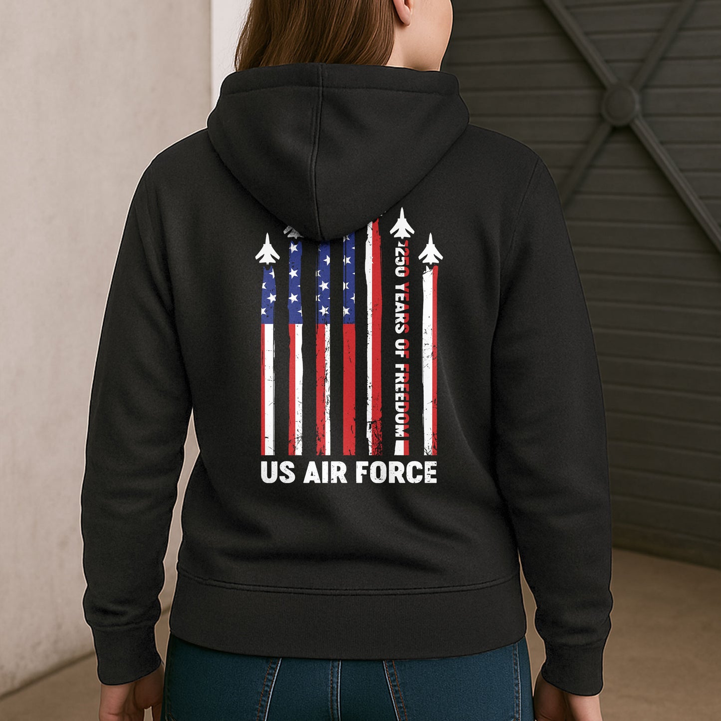 250 Years US Air Force - Back Printed Shirt