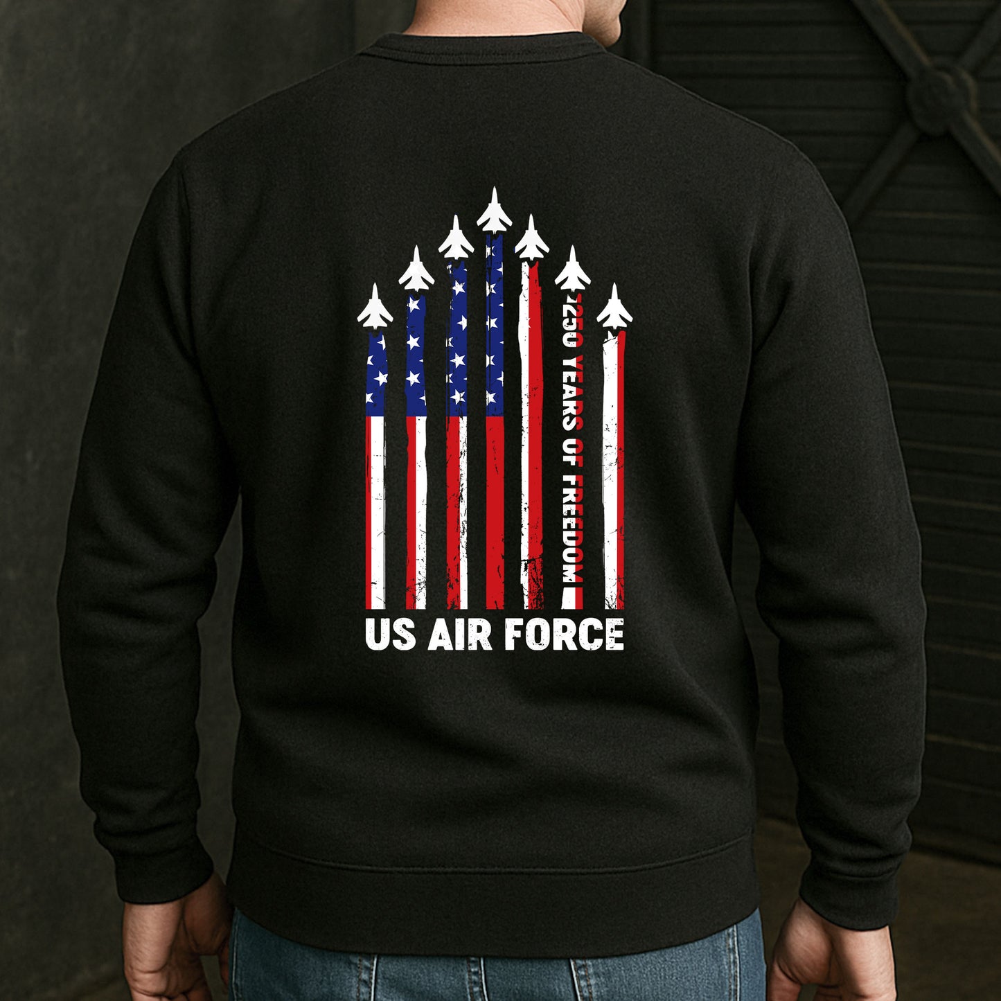 250 Years US Air Force - Back Printed Shirt